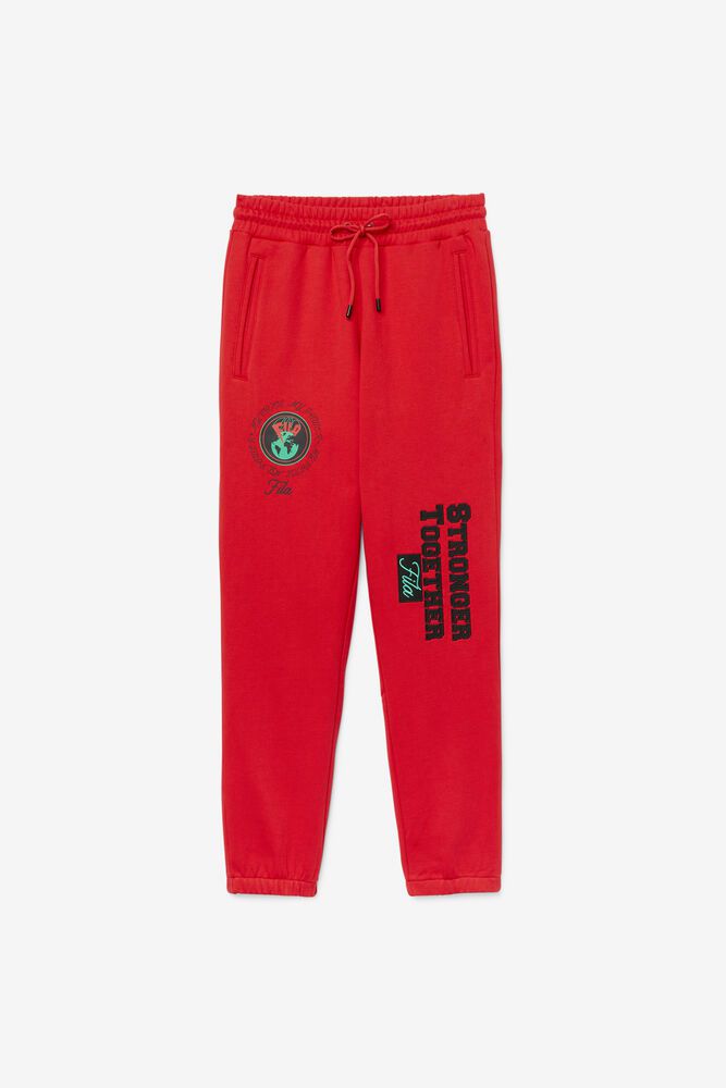 Fila Pants Mens Red - Rhys Jogger - Philippines 2135094-HA